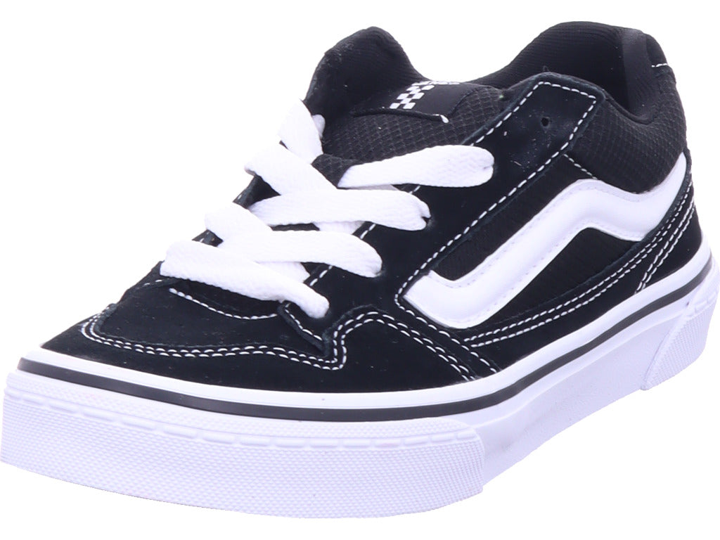 Vans Unisex - Kinder Textilschuh Caldrone in schwarz