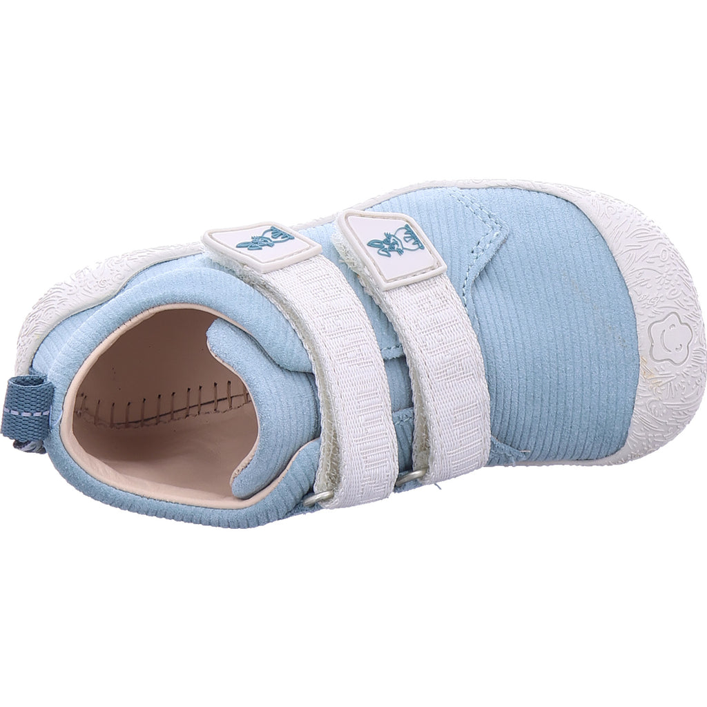 Affenzahn Jungen Barfußschuhe Prewalker Leather Walky in blau