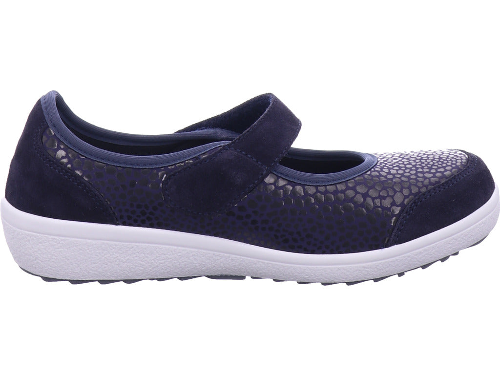 Varomed Damen Halbschuh Sevilla Blau in blau