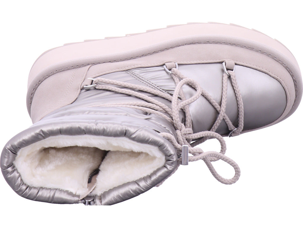 Dámské kotníkové boty Tamaris v béžové barvě