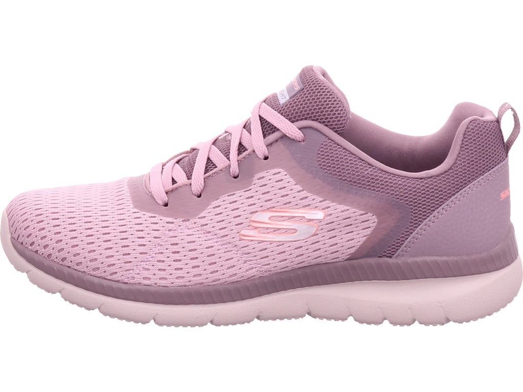 SKECHERS Dámská sportovní obuv Engineered Mesh Lace-Up W/ Mem v červené barvě