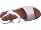 Jana Damen Sandalette  in weiß