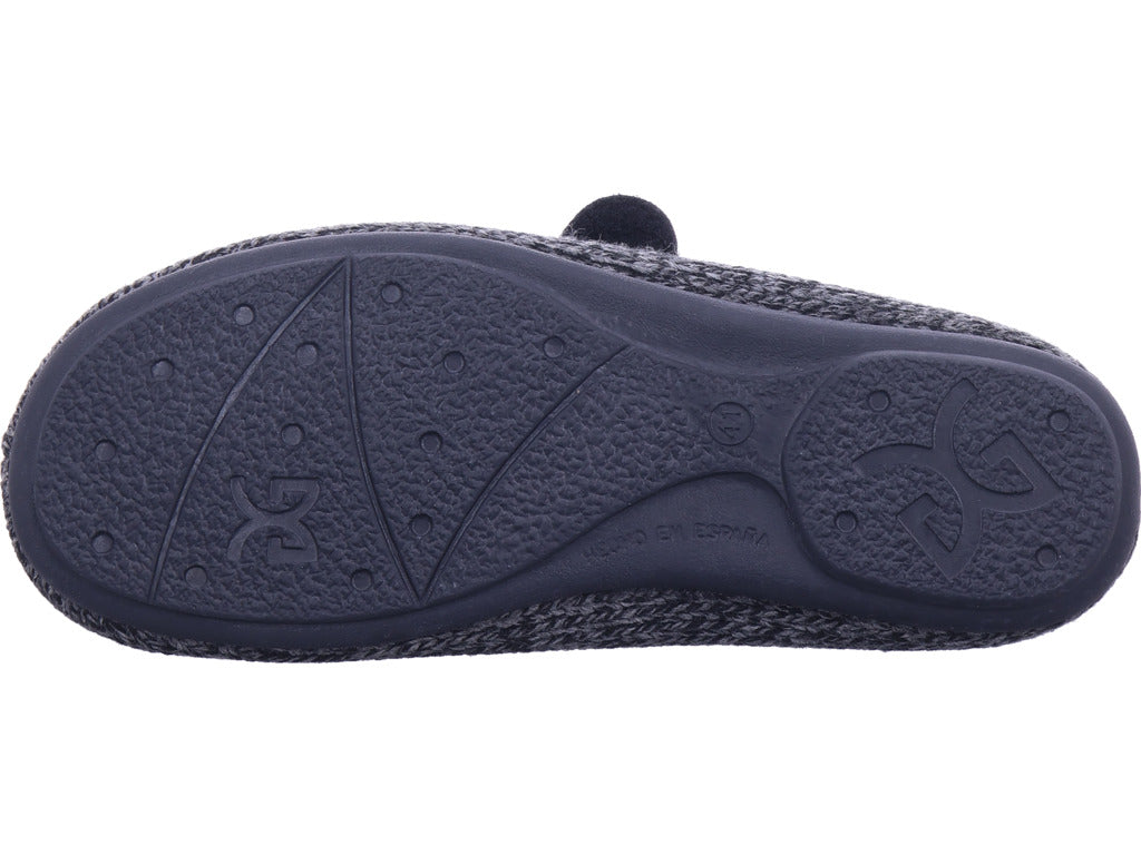 Varomed Damen Hausschuh Binti Slipper in grau