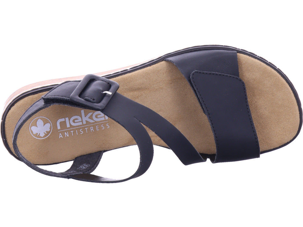 Rieker Women's Sandals Fsk Women's Sandals in black