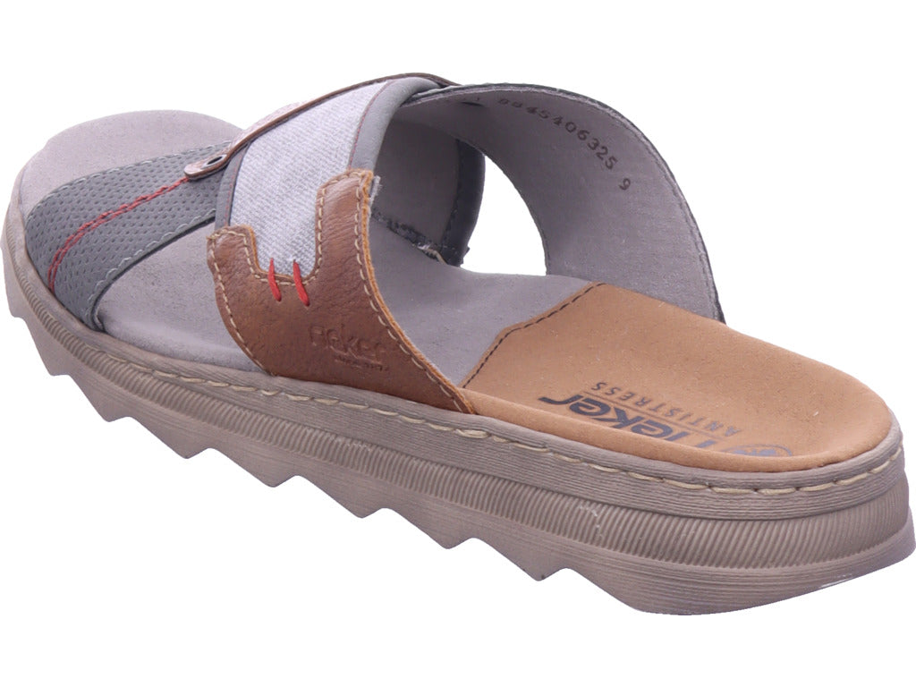 Rieker Men's Mule Fsk Men's Sandals in Grey