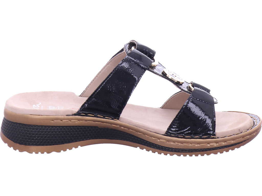 Ara Damen Pantolette  in schwarz
