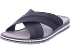 Rieker Herren Pantolette Fsk Herren Sandalen in schwarz