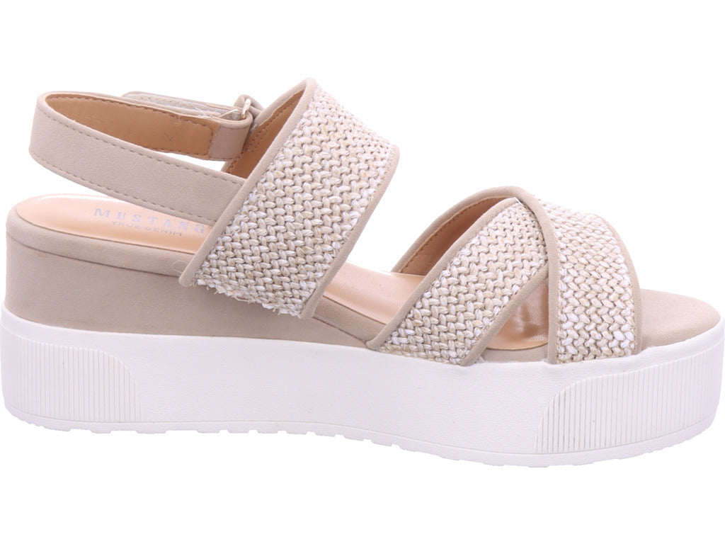 Mustang Damen Sandalette  in beige