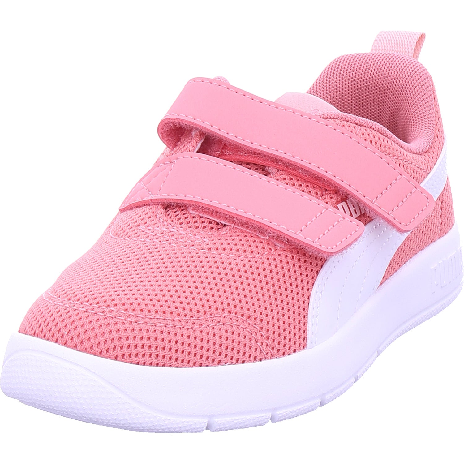 Nízké dívčí boty Puma Courtflex V3 Mesh Ps v růžové barvě