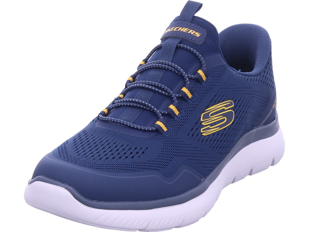 SKECHERS men's slippers in blue