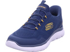 SKECHERS men's slippers in blue
