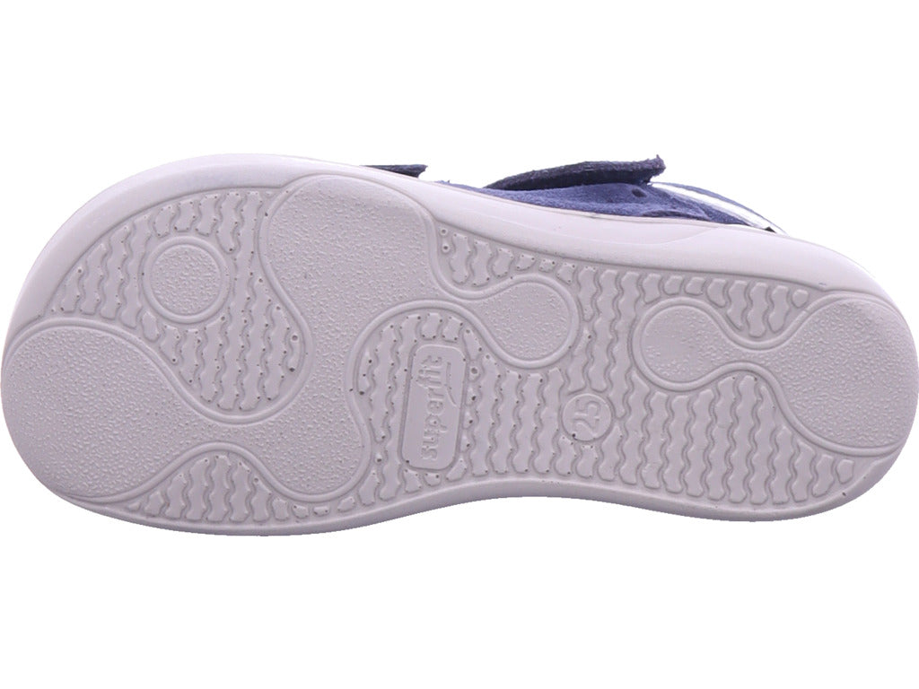 Superfit Jungen Halbschuh Halbschuh Leder \ Superfree in blau