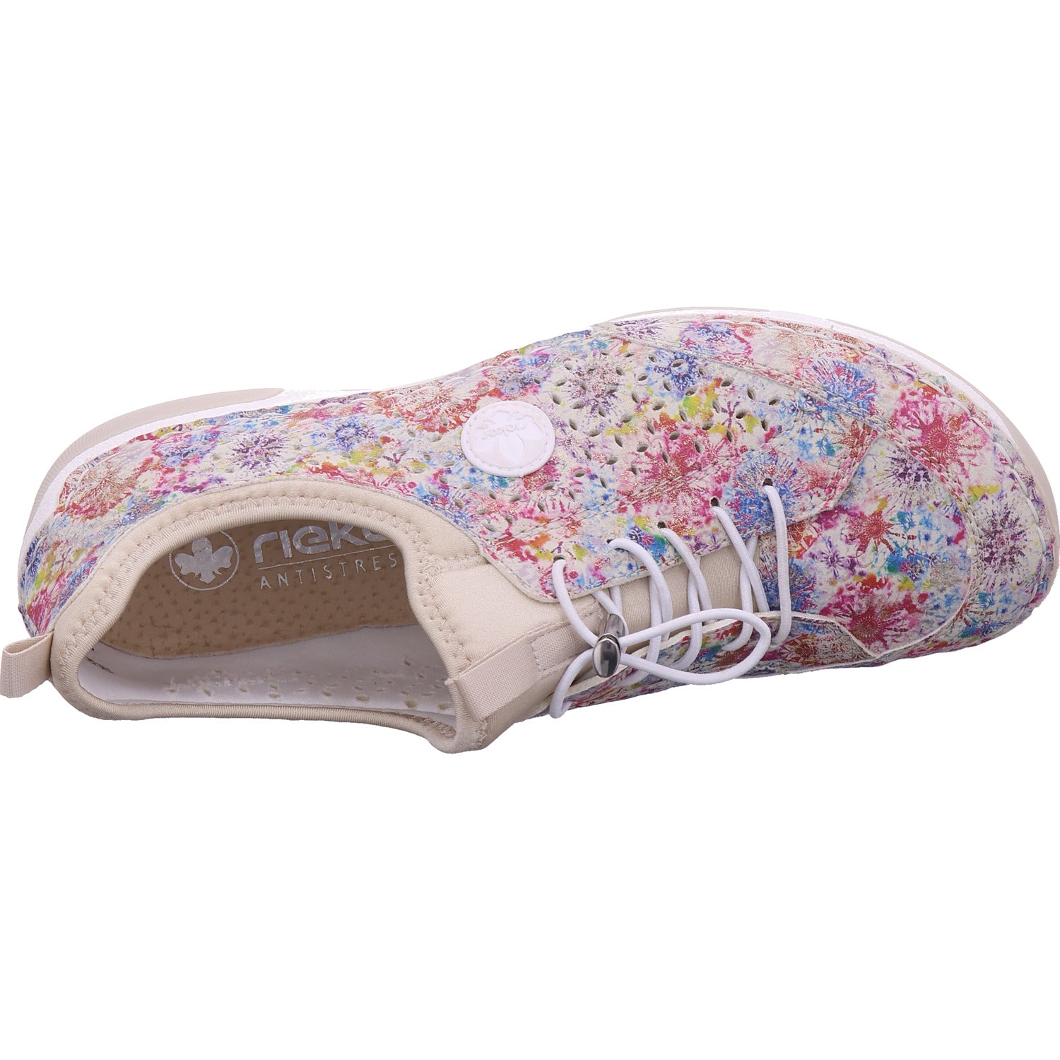 Rieker Damen Slipper  in weiß