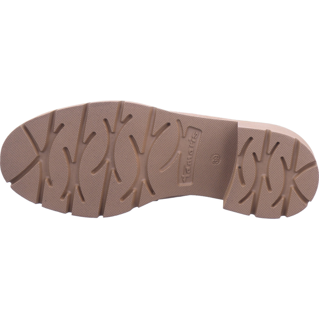 Tamaris Damen Slipper  in hell-braun