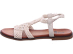 2 GO FASHION Damen Sandalette  in weiß