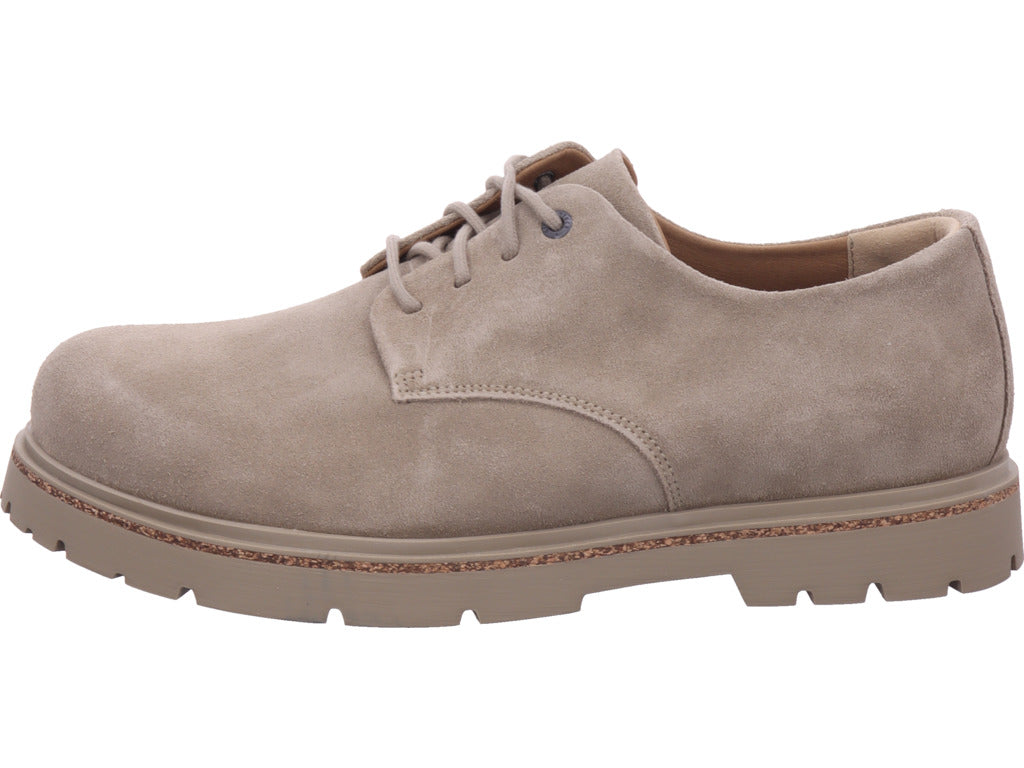 Pánské nízké boty Birkenstock Highwood Lace v béžové barvě