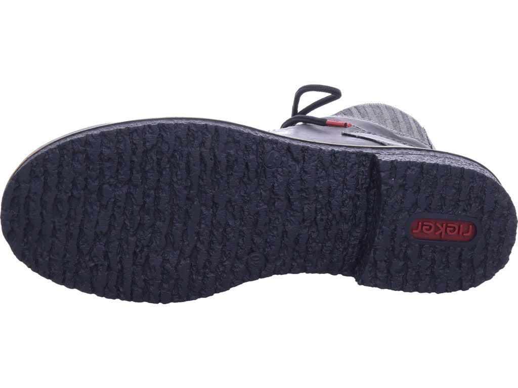 Rieker Damen Stiefel Hwk Damen Stiefel in grau