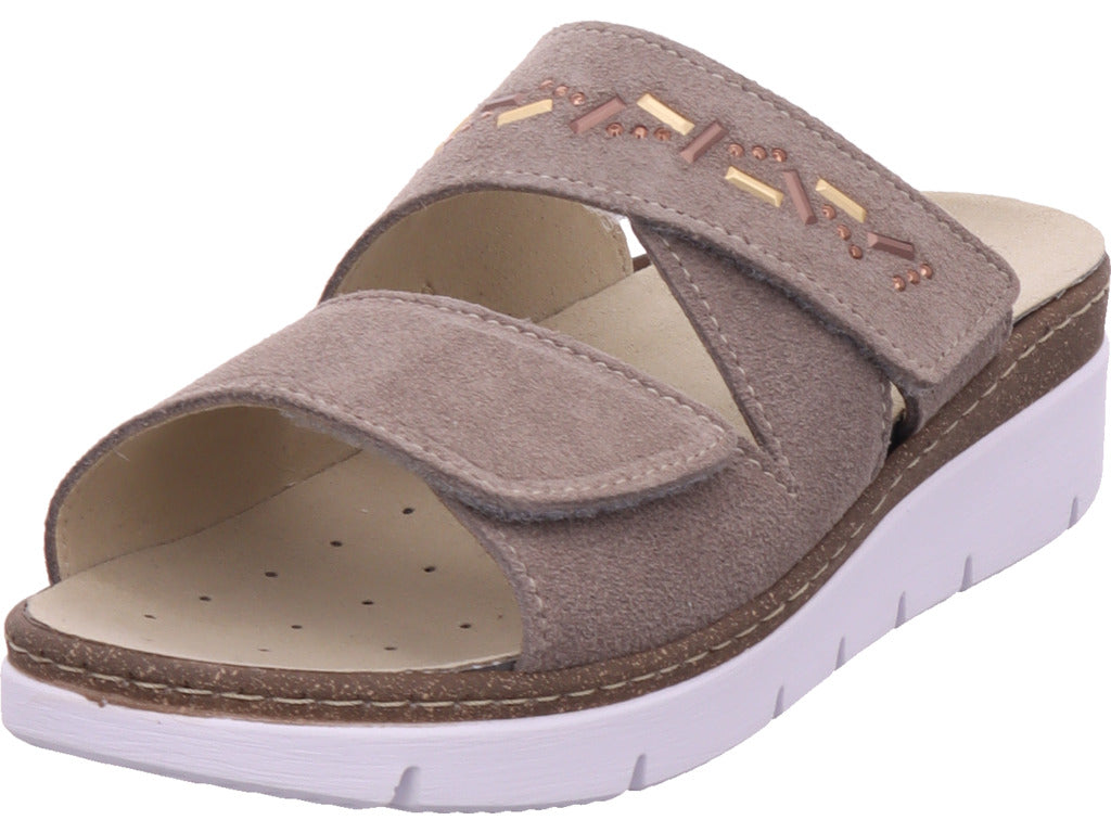 Varomed Damen Hausschuh  in beige