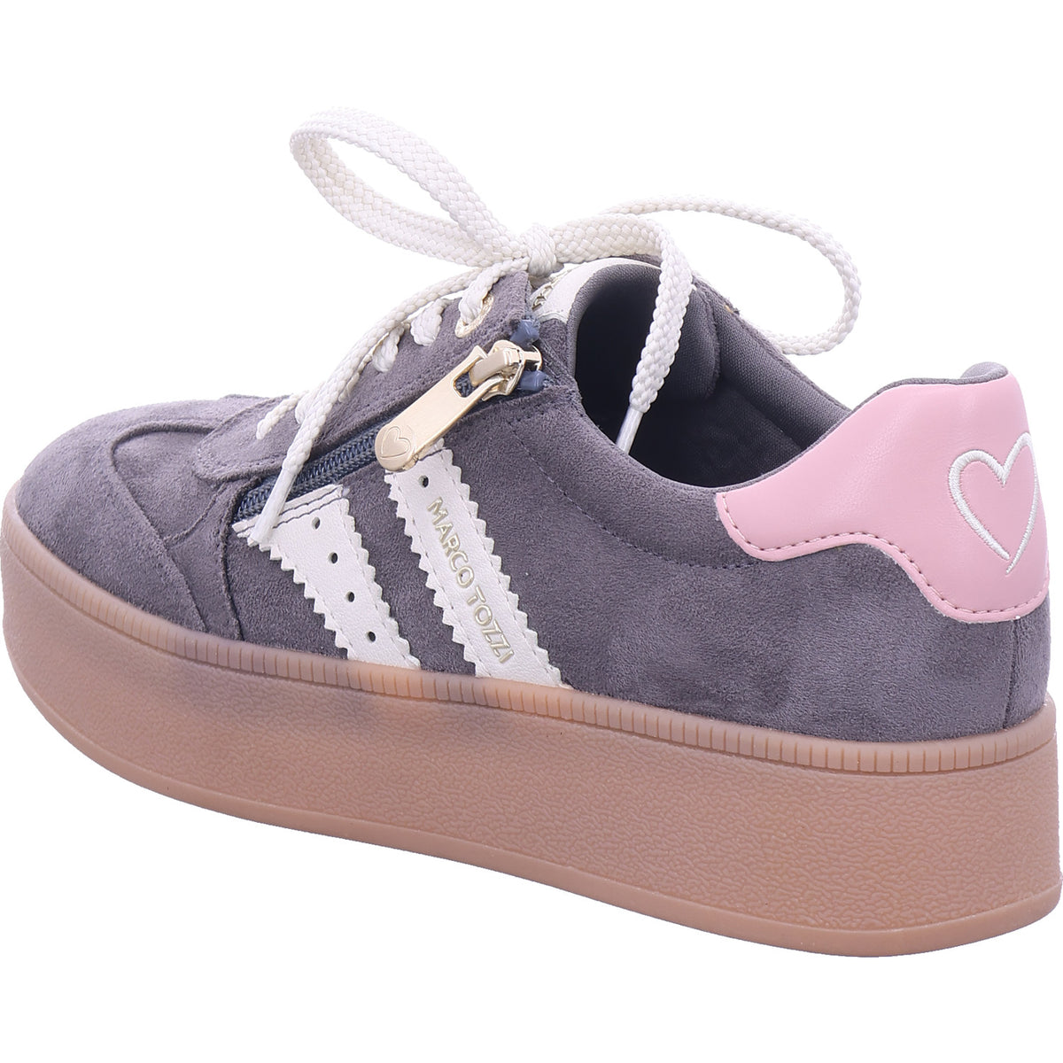 Marco Tozzi Damen Halbschuh  in grau