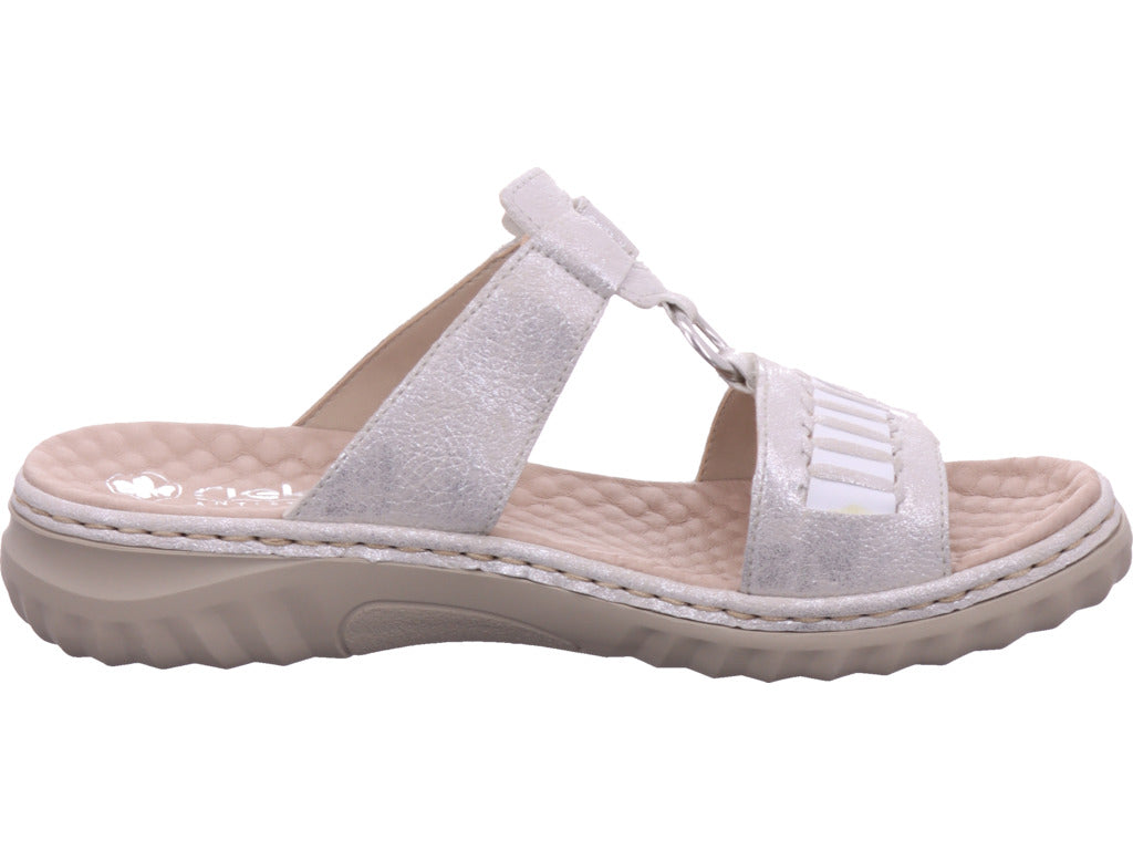 Rieker Women's Mule Fsk Women's Sandals in Grey