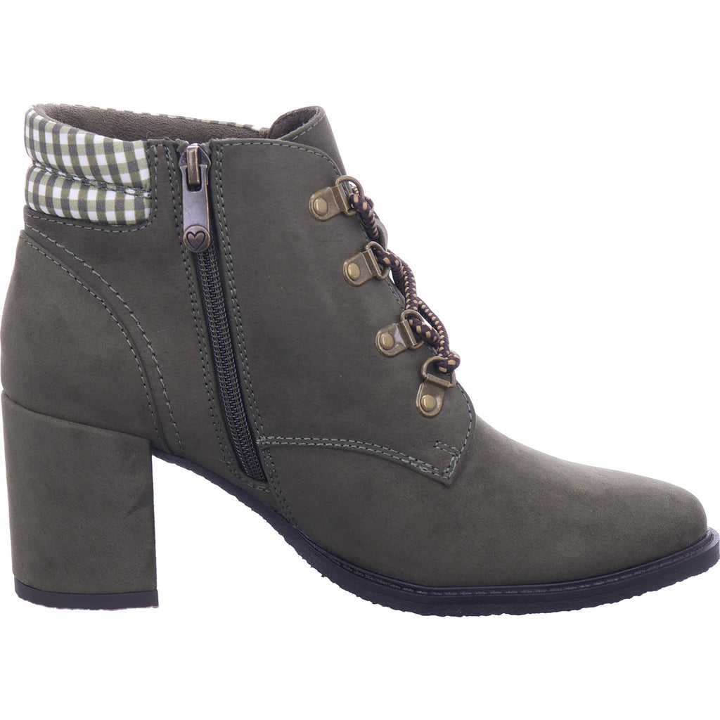 Marco Tozzi Damen Stiefelette  in dunkel-grün