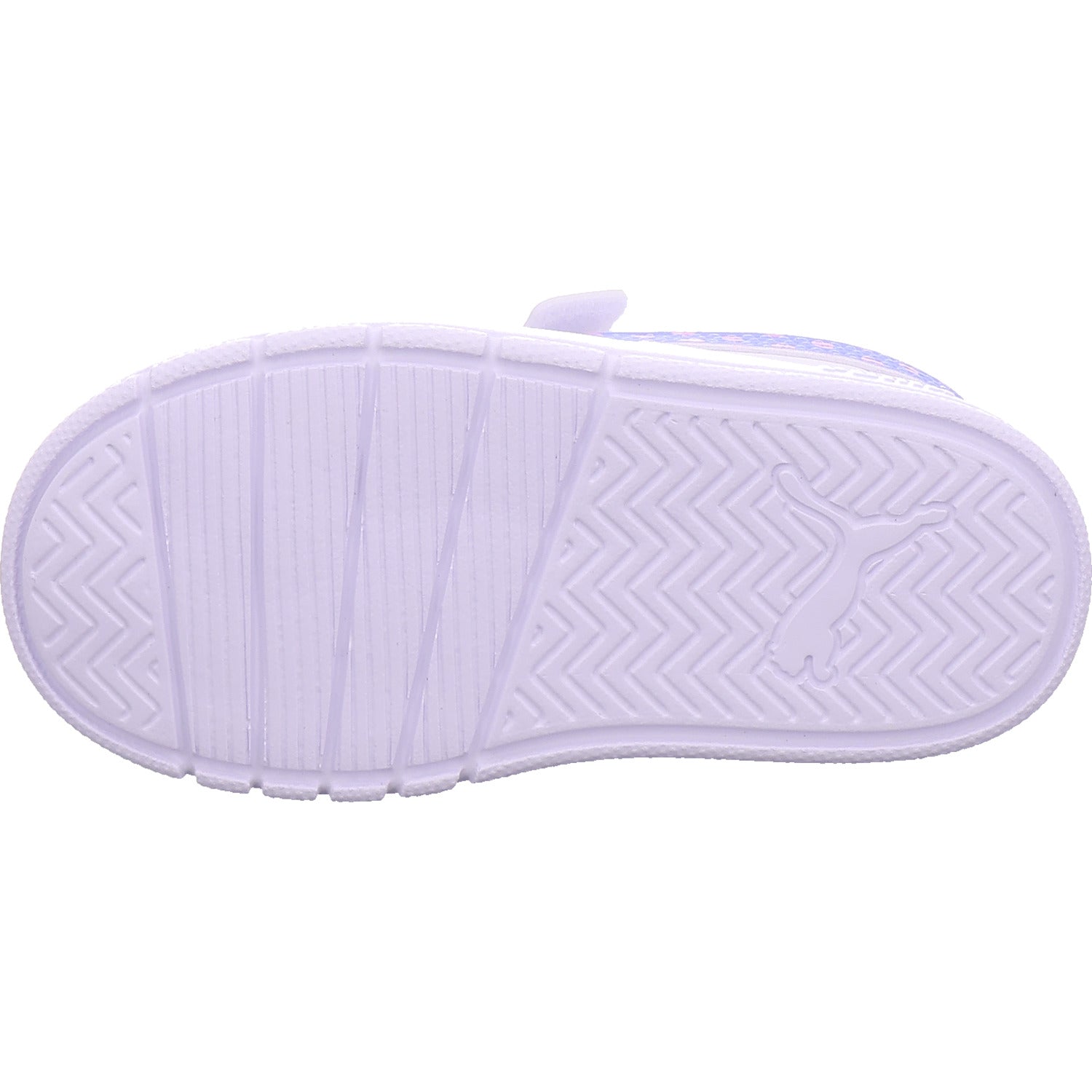 Dívčí nízké boty Puma Courtflex V3 Dotty V Inf v bílé barvě