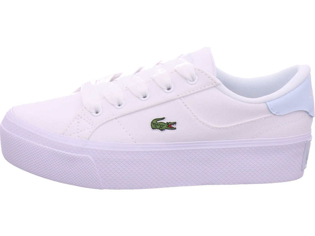 Lacoste Damen Textilschuh Ziane Platform in weiß