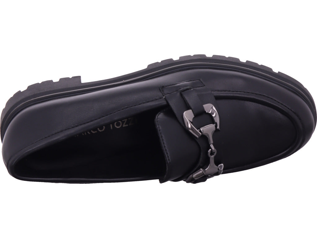 Marco Tozzi Damen Slipper M2470043 in schwarz