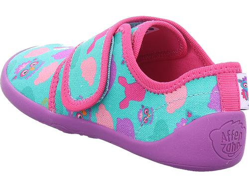 Affenzahn Mädchen Barfußschuhe Movy Eule in grün
