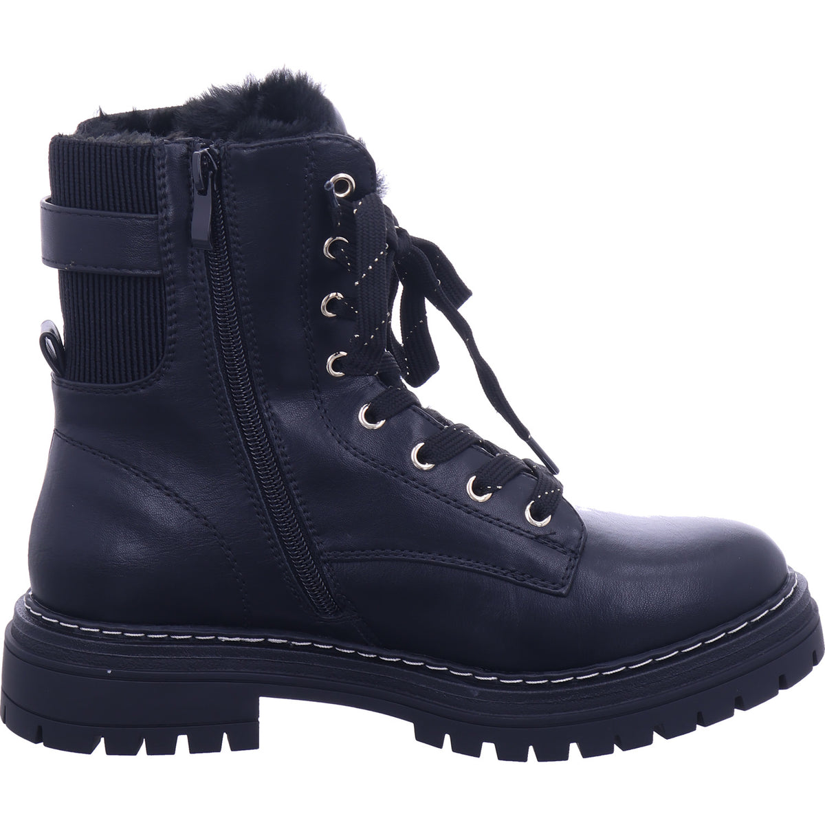 Shoe-world Damen Stiefel  in schwarz
