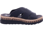 Rieker Damen Pantolette  in schwarz