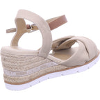Tom Tailor Damen Sandalette  in beige