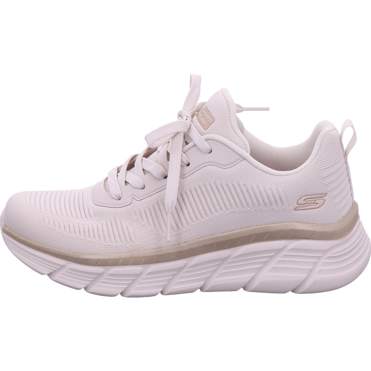 SKECHERS Damen Sneaker Bobs B Flex Hi Fly in weiß