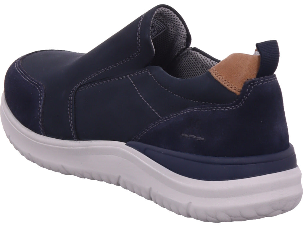 Josef Seibel Herren Slipper Wales 04 in dunkel-blau