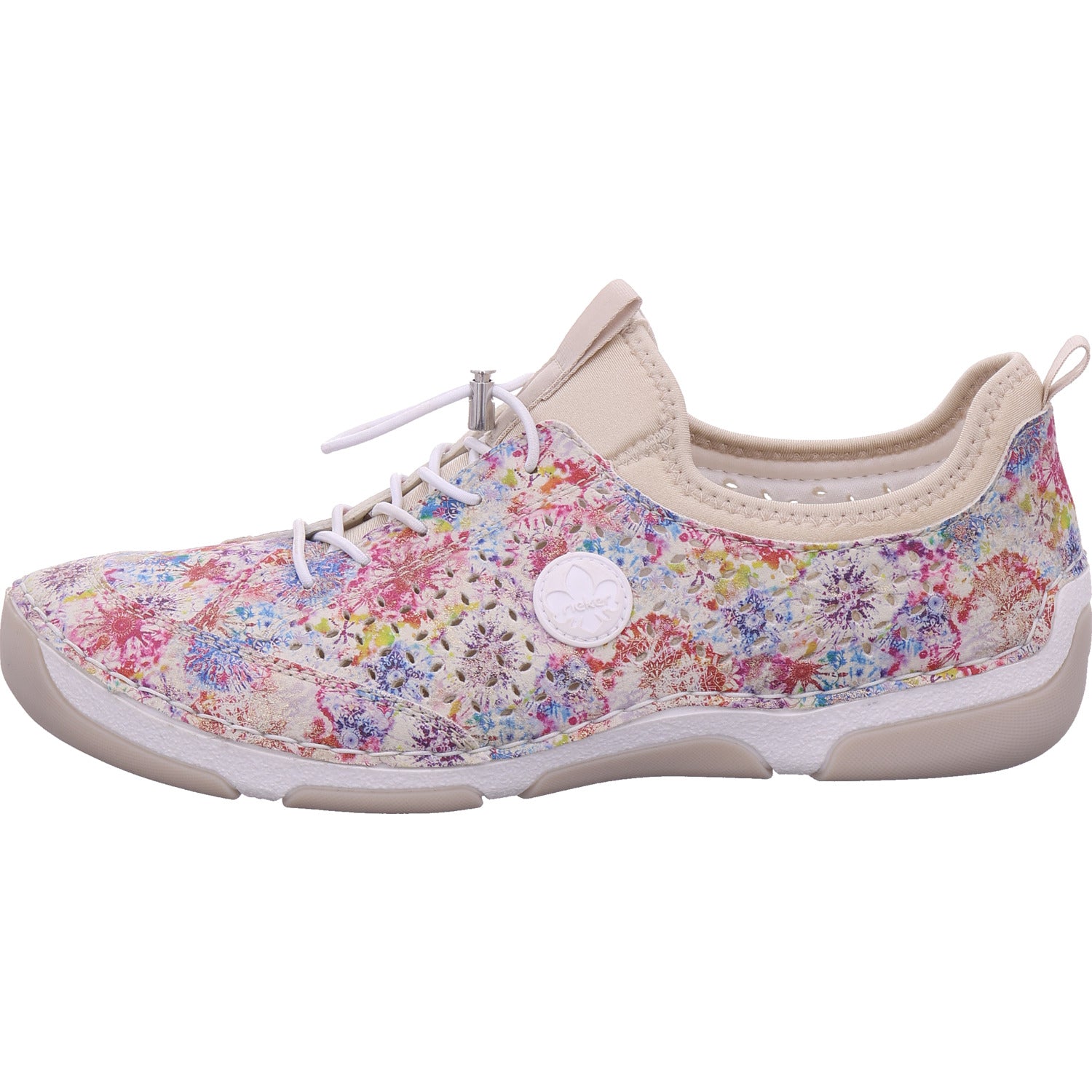 Rieker Damen Slipper  in weiß