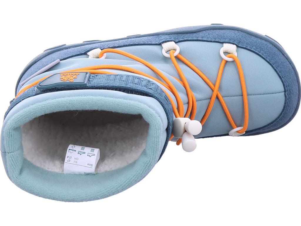 Affenzahn Boys' Moon Boots Snowboot Snowy Bunny in green