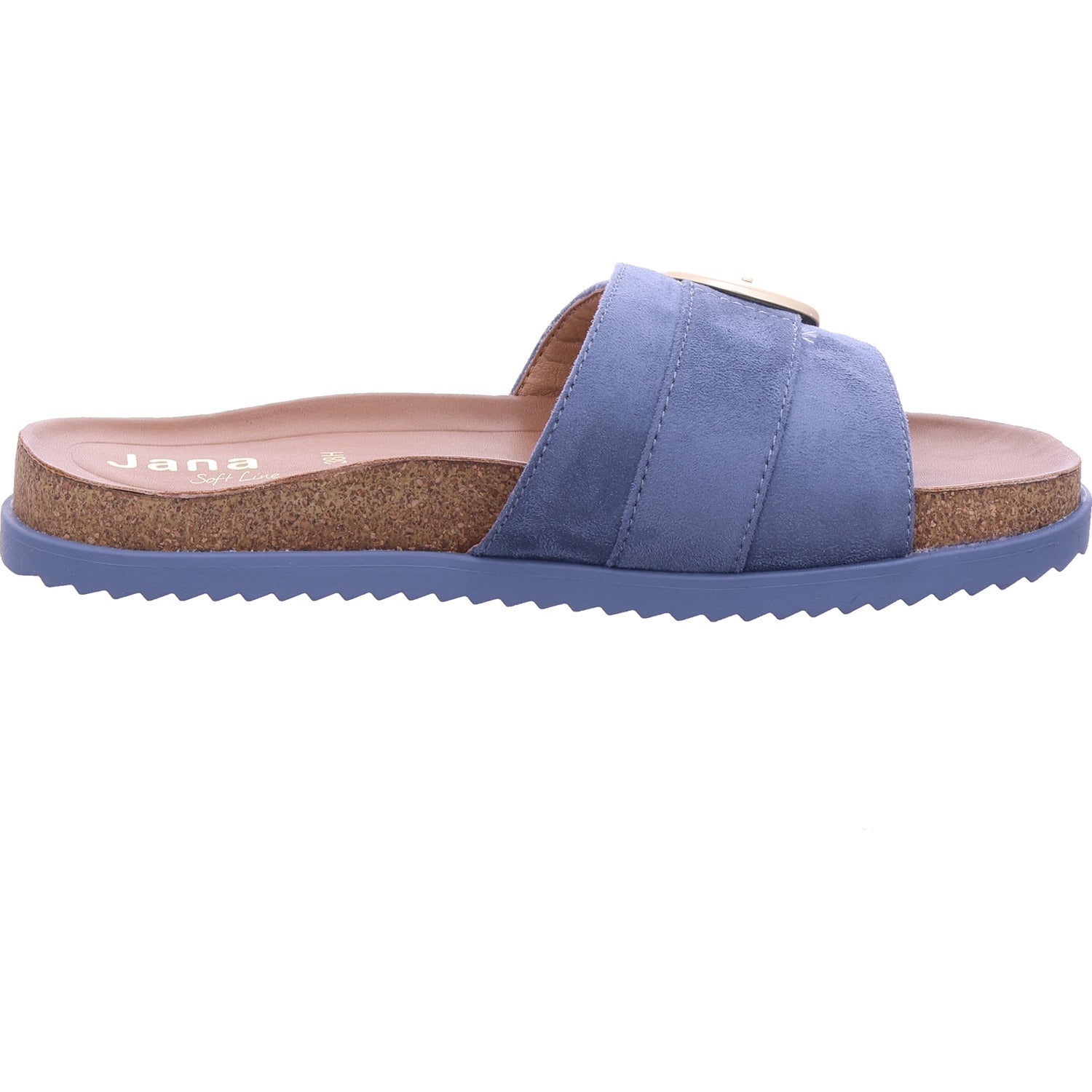 Jana Damen Pantolette  in blau