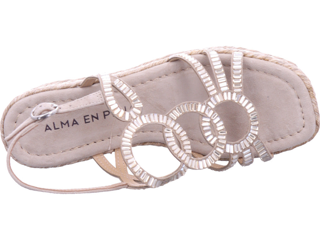 Alma En Pena Women's Sandal in gold