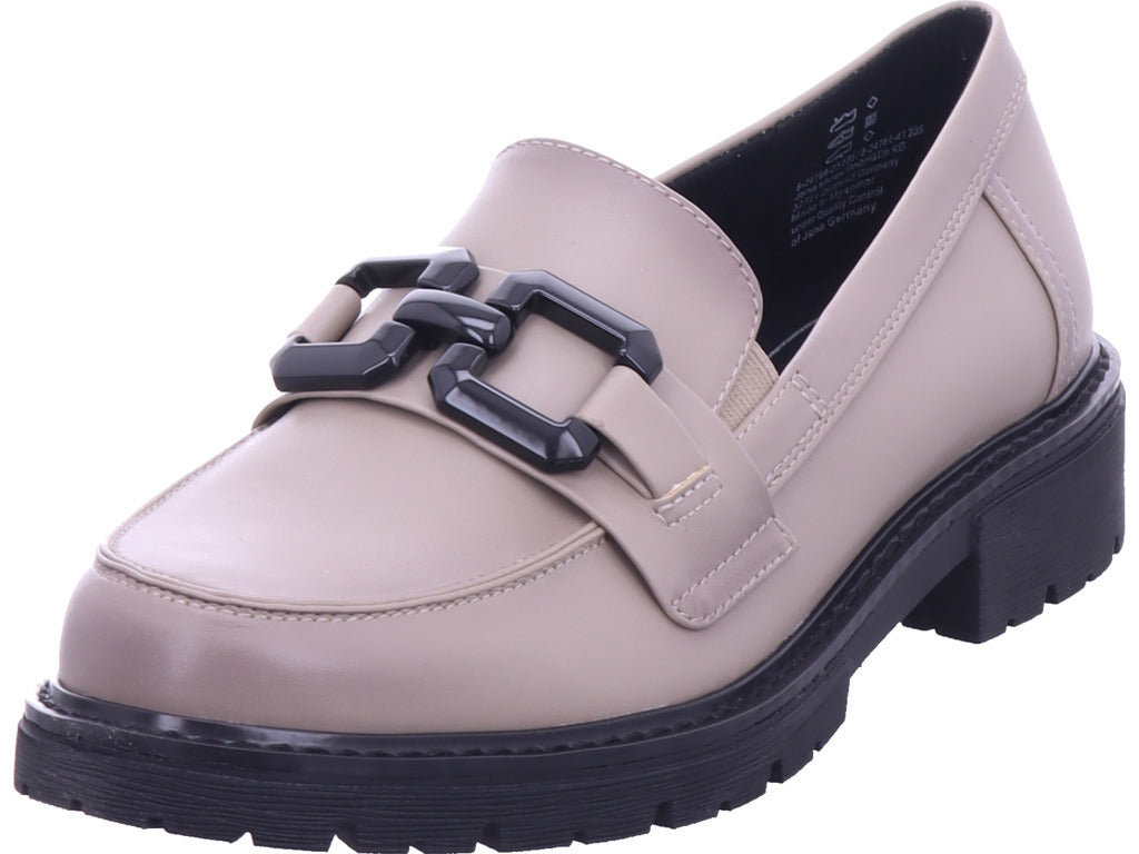 Jana Damen Slipper  in grau