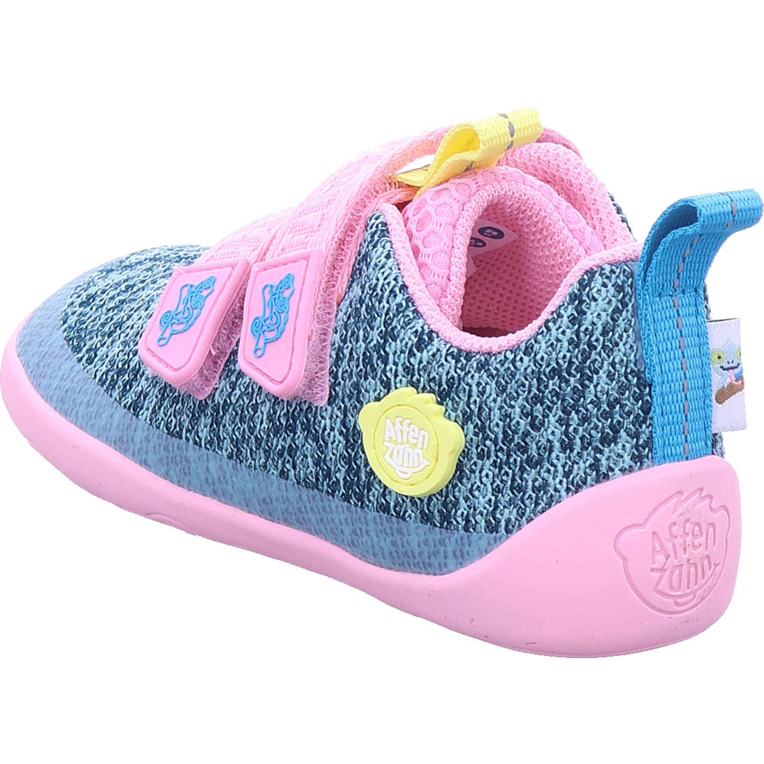 Affenzahn Girls' Barefoot Shoes Barefoot Shoe Knit Happy in Pink