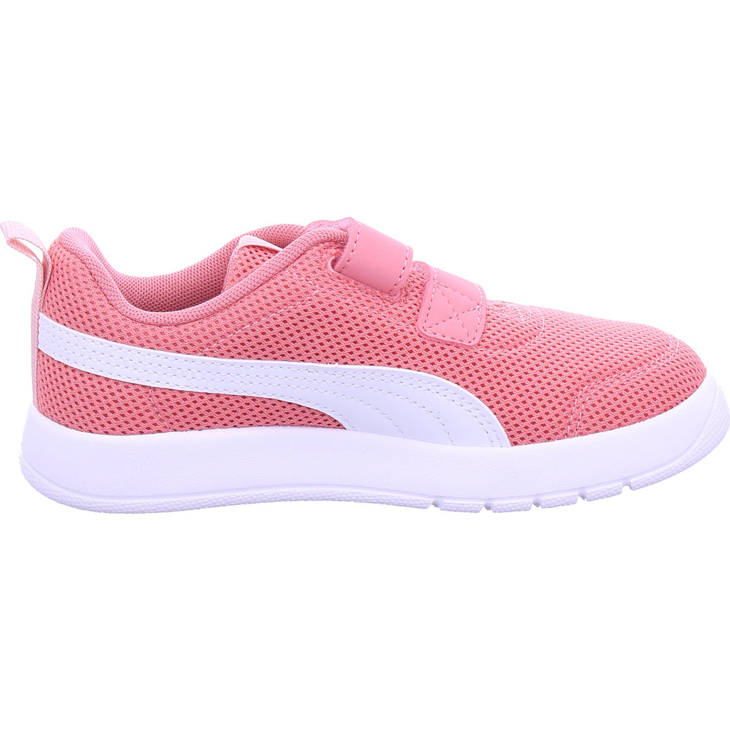 Nízké dívčí boty Puma Courtflex V3 Mesh Ps v růžové barvě
