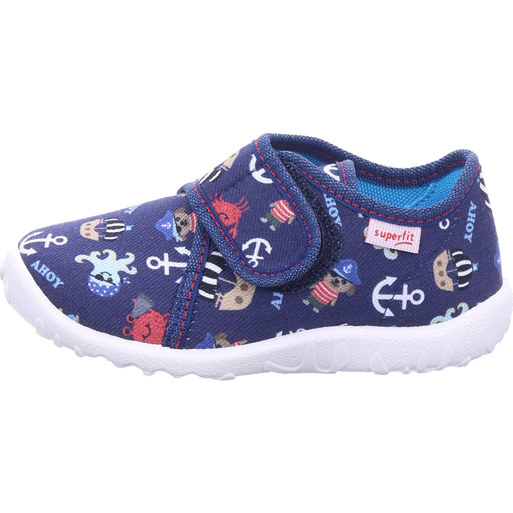 Chlapecké bačkory Superfit Spotty v modré barvě