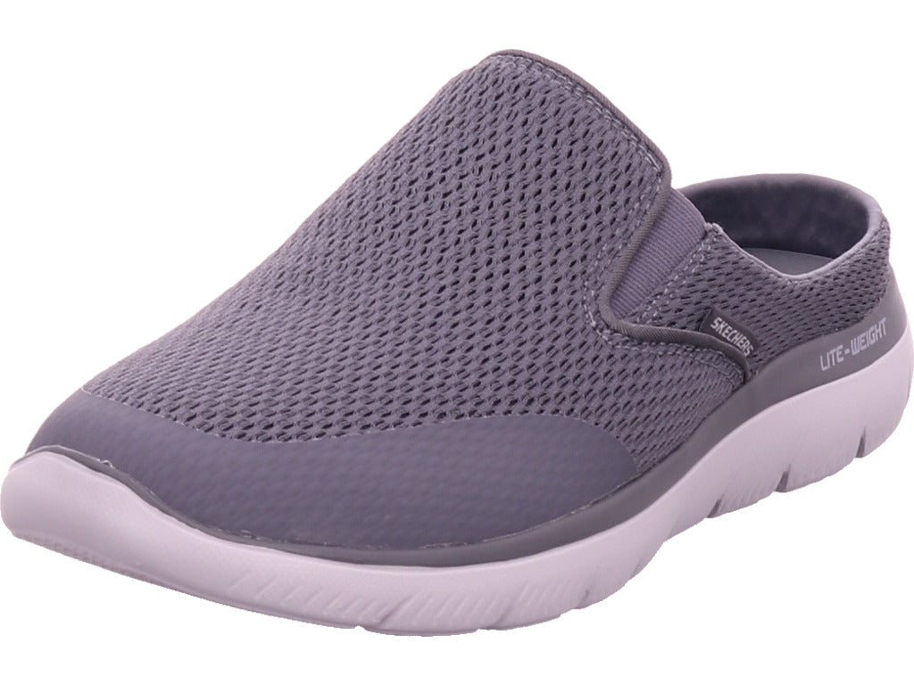 SKECHERS Pánské nazouváky v šedé barvě