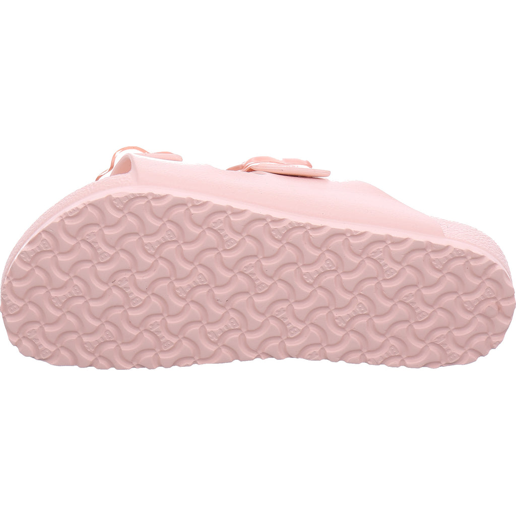 Birkenstock Girls' Arizona Flower Eva Mule in Rose