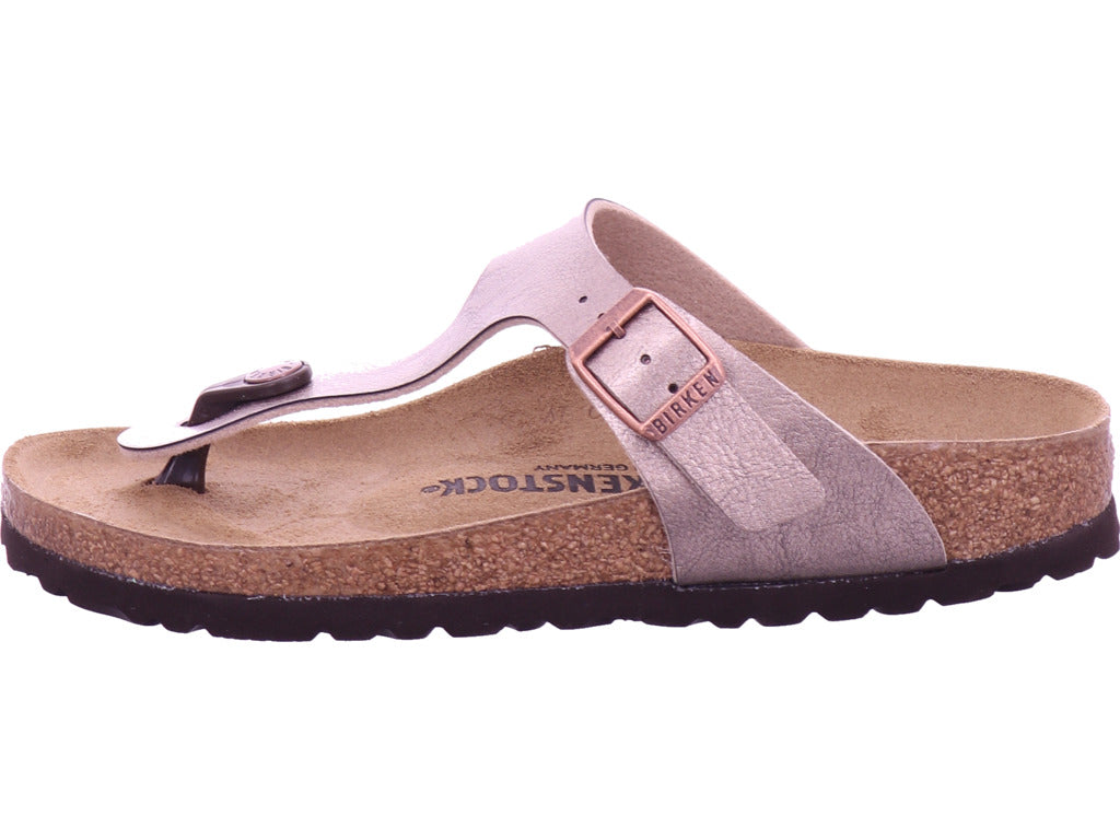 Dámské sandály Birkenstock Gizeh BF Graceful Taupe v béžové barvě