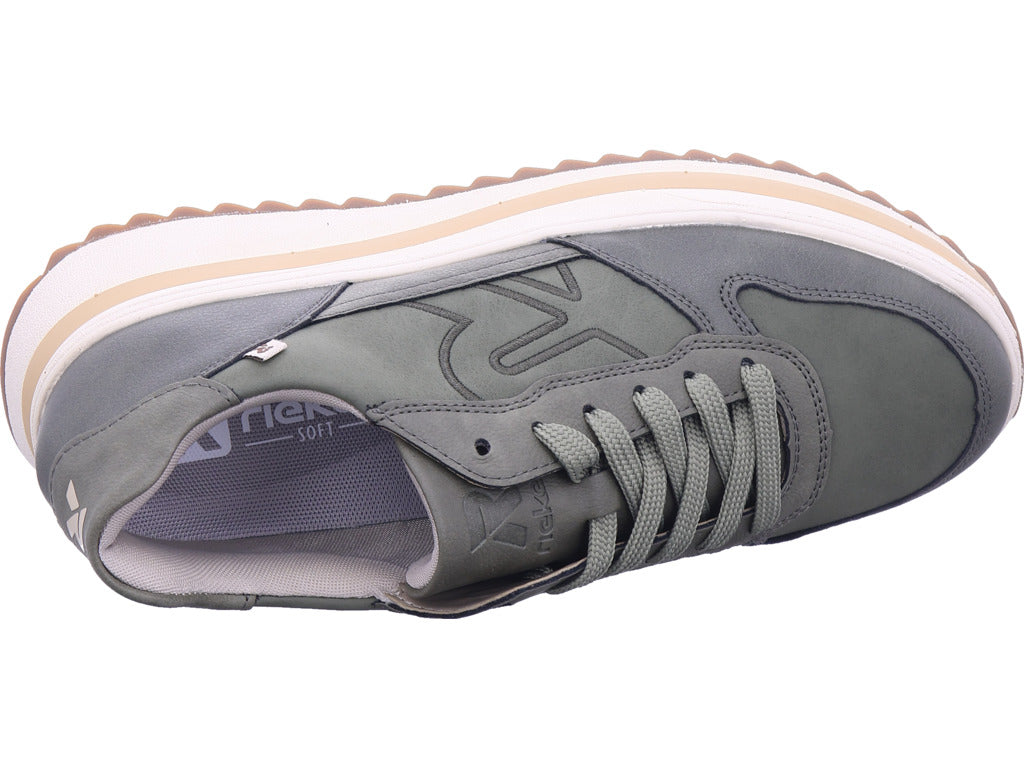Rieker Damen Sneaker Hwk Damen Halbschuhe in grün
