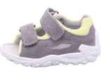 Superfit Jungen Sandalette Sandale Leder \ Flow in grau