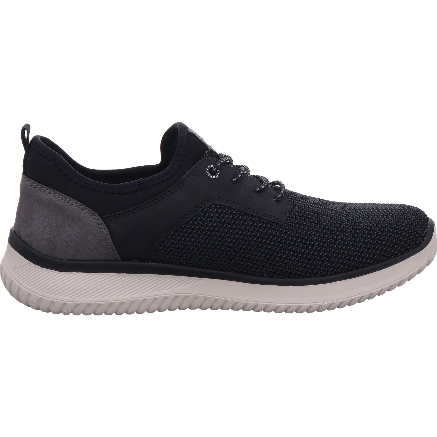 Rieker Herren Slipper  in schwarz