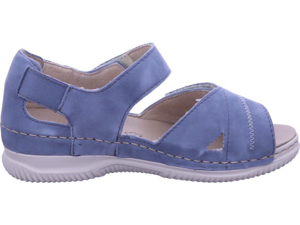 Rieker Damen Sandalette Fsk Damen Sandalen in blau