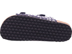 Indigo Jungen Pantolette Bio Kinder in blau